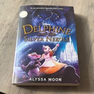 Disney Delphine and the Silver Needle Book - Blue and Purple Cover